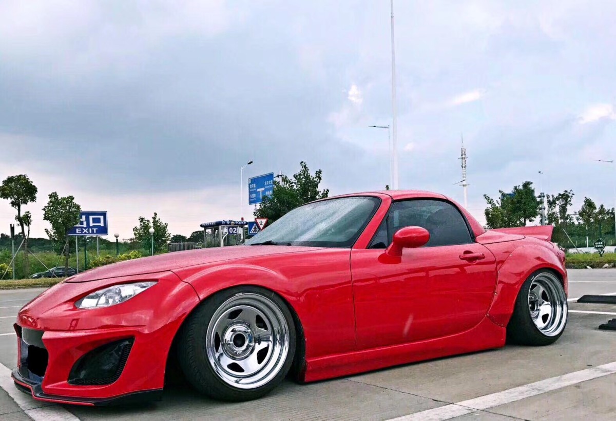 CarbonMiata Wide Overfenders Kit for NC2 (8 pieces kit) | Mazda Miata ...